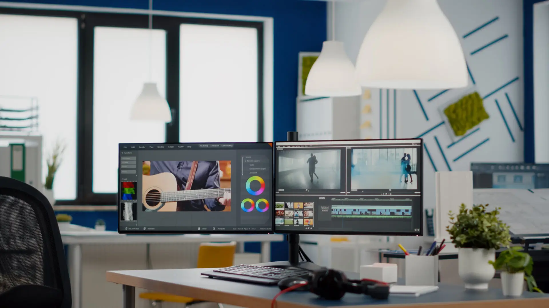 Bureau coworking agence feat multimedia